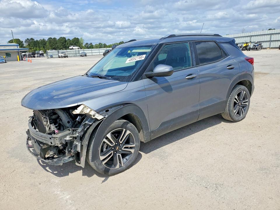 2021 Chevrolet Trailblazer VIN KL79MPSL4MB124100 COPART salvage auction — FRONT END, Sc - Cert Of Title-Salvage, sold $2,500 on 2026-07-22 (photo 1)
