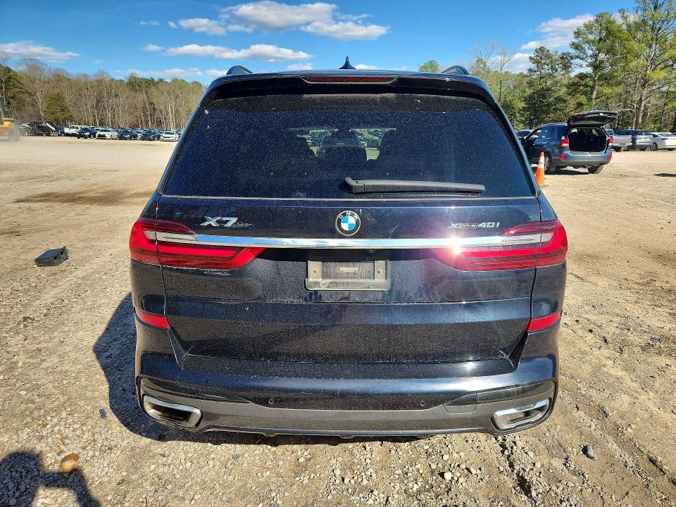 2021 BMW X7 VIN 5UXCW2C02M9E68124 COPART salvage auction — MINOR DENT/SCRATCHES, Nc - Salvage Certificate Of Title, sold $29,500 on 2026-07-10 (photo 6)