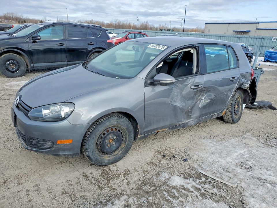 2012 Volkswagen Golf VIN WVWCA7AJ4CW344443 COPART salvage auction — SIDE, Salvage Title, sold $250 on 2026-07-14 (photo 1)