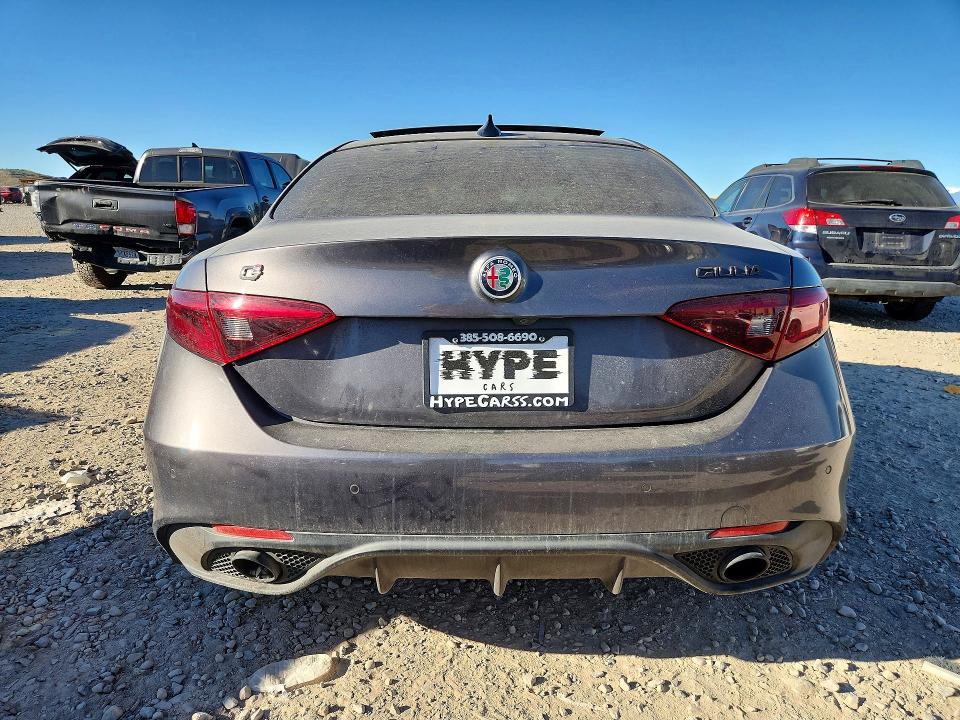2019 Alfa romeo Giulia VIN ZARFAMBN8K7612888 COPART salvage auction — FRONT END, Salvage Title, sold $350 on 2026-08-21 (photo 6)