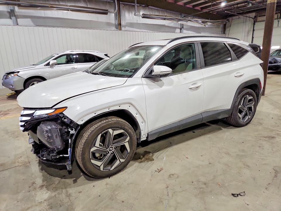 2024 Hyundai Tucson VIN 5NMJFCDE8RH358521 COPART salvage auction — FRONT END, Ny - Mv907A-Parts Only, sold $7,600 on 2026-07-02 (photo 1)