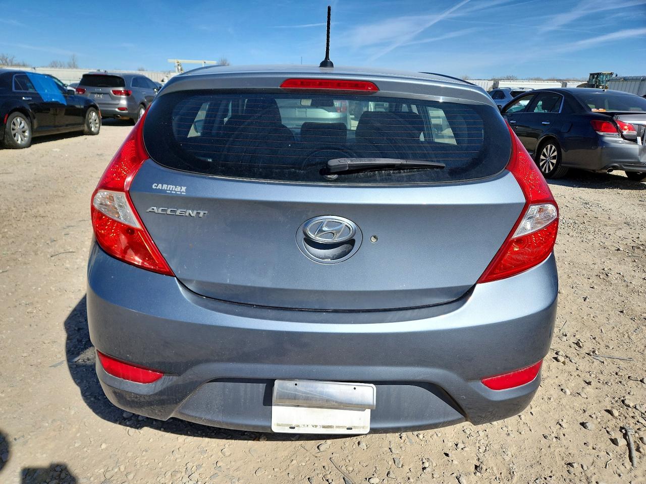 2017 Hyundai Accent VIN KMHCT5AE1HU364133 COPART salvage auction — Front End, KS - CERT OF TITLE-SALVAGE, sold $925 on 2026-07-09 (photo 6)