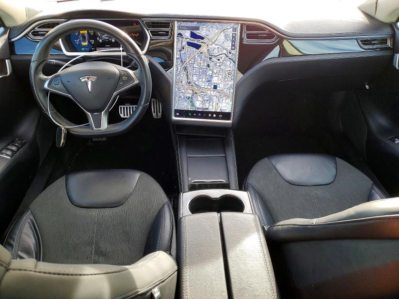 2013 Tesla VIN 5YJSA1CN1DFP16187 COPART salvage auction — FRONT END, Co - Public - Salvage Title, sold $2,600 on 2026-07-23 (photo 8)