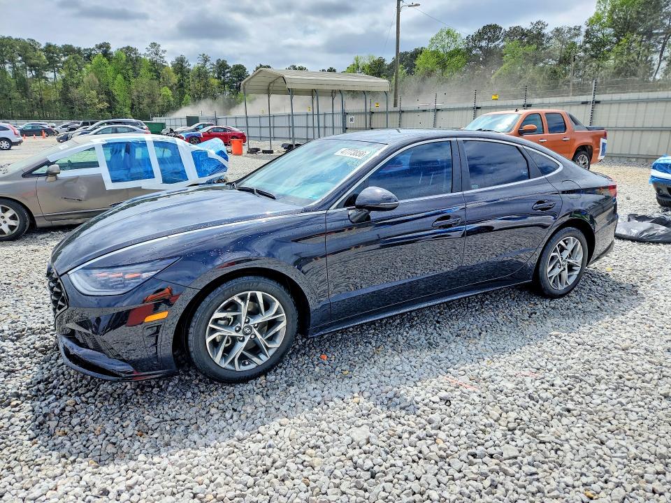 2023 Hyundai Sonata VIN KMHL64JA8PA302839 COPART salvage auction — FRONT END, Ga - Cert Of Title-Salvage, sold $6,500 on 2026-07-07 (photo 1)