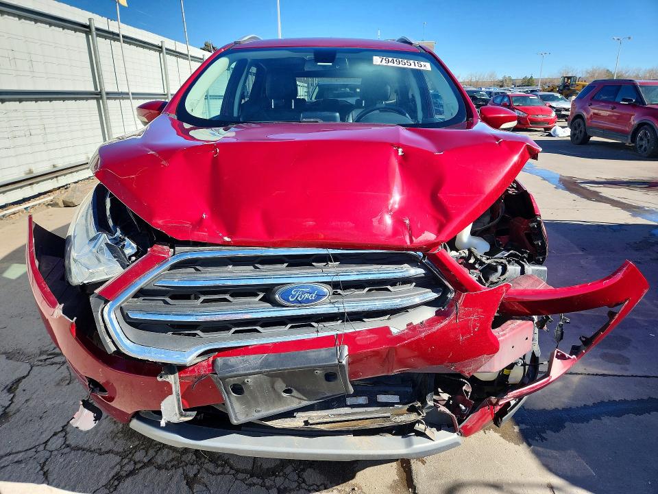 2020 Ford Ecosport VIN MAJ6S3KL8LC389749 COPART salvage auction — FRONT END, Co - Public - Salvage Title, sold $1,050 on 2026-07-08 (photo 5)