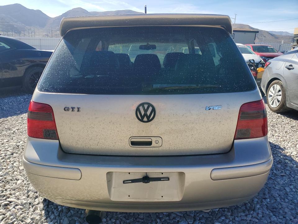 2001 Volkswagen Gti VIN WVWPG21J81W192375 COPART salvage auction — Burn Engine, NV - SALVAGE TITLE, sold $125 on 2026-07-13 (photo 6)