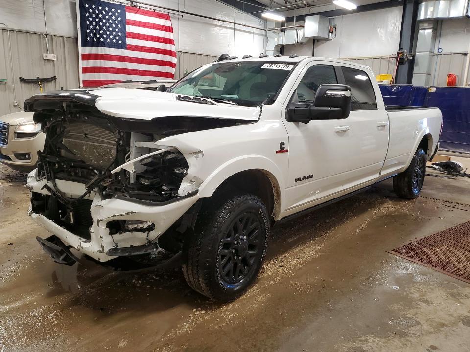 2026 Ram 3500 VIN 3C63R3RLXTG176255 COPART salvage auction — FRONT END, Wy - Cert Of Title-Salvage, sold $31,500 on 2026-07-22 (photo 1)