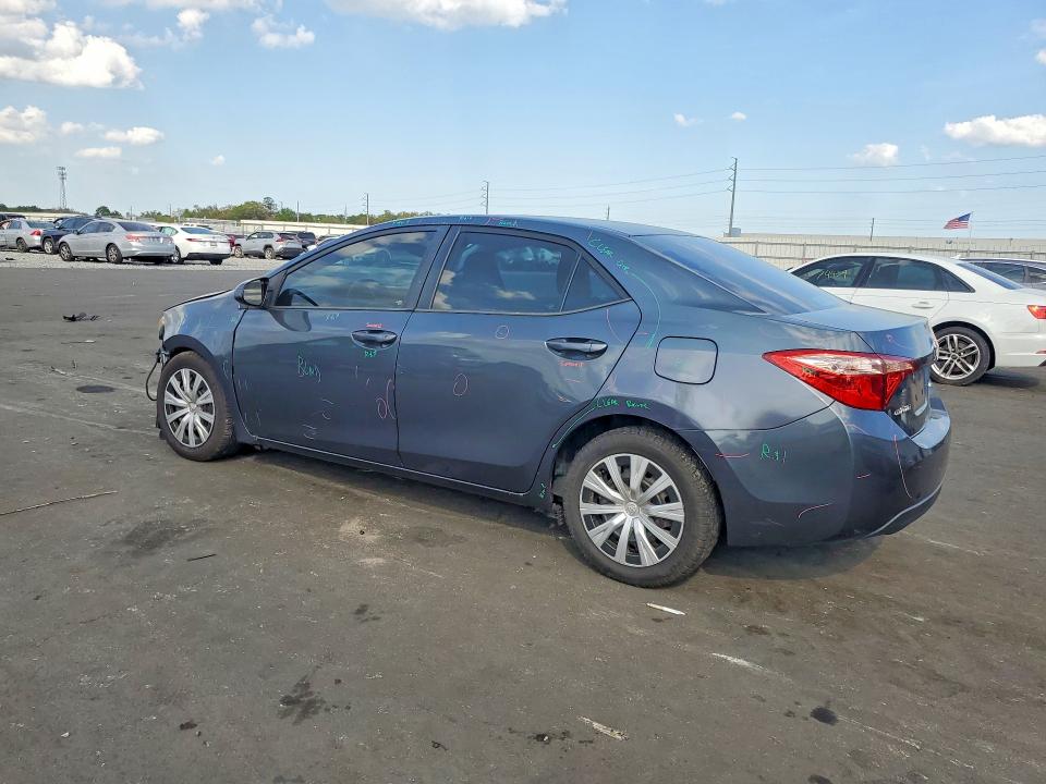 2017 Toyota VIN 5YFBURHE6HP693093 COPART salvage auction — FRONT END, Salvage Title, sold $2,900 on 2026-07-15 (photo 2)