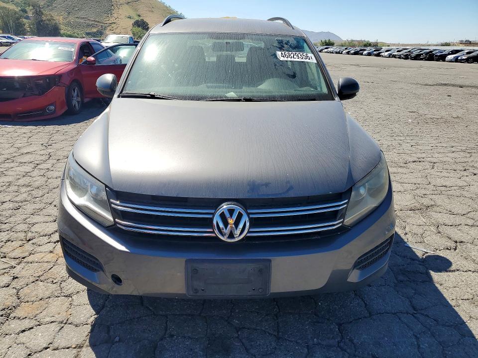 2015 Volkswagen Tiguan VIN WVGAV7AX9FW613035 COPART salvage auction — FRONT END, Wv - Dis/Dlr/Exp Only Clean Title, sold $1,550 on 2026-07-30 (photo 5)