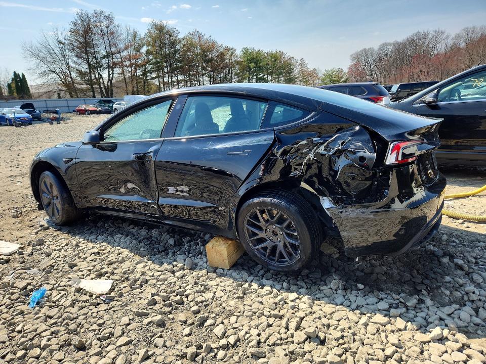 2025 Tesla VIN 5YJ3E1EA5SF924511 COPART salvage auction — REAR END, Nj - Cert Of Title-Salvage, sold $10,300 on 2026-07-11 (photo 2)