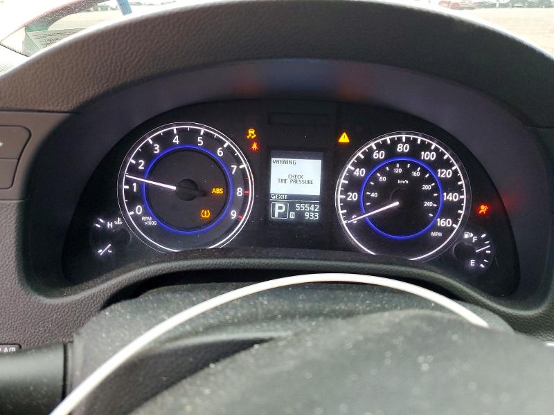 2014 Infiniti Q60 VIN JN1CV6ELXEM131640 COPART salvage auction — FRONT END, Va - Cert Of Title - Salvage, sold $2,000 on 2026-07-08 (photo 9)