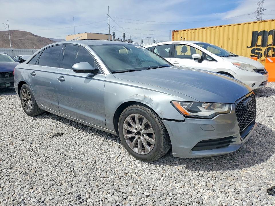 2012 Audi A6 VIN WAUCFAFC2CN174871 COPART salvage auction — REAR END, Salvage Title, sold $150 on 2026-07-22 (photo 4)
