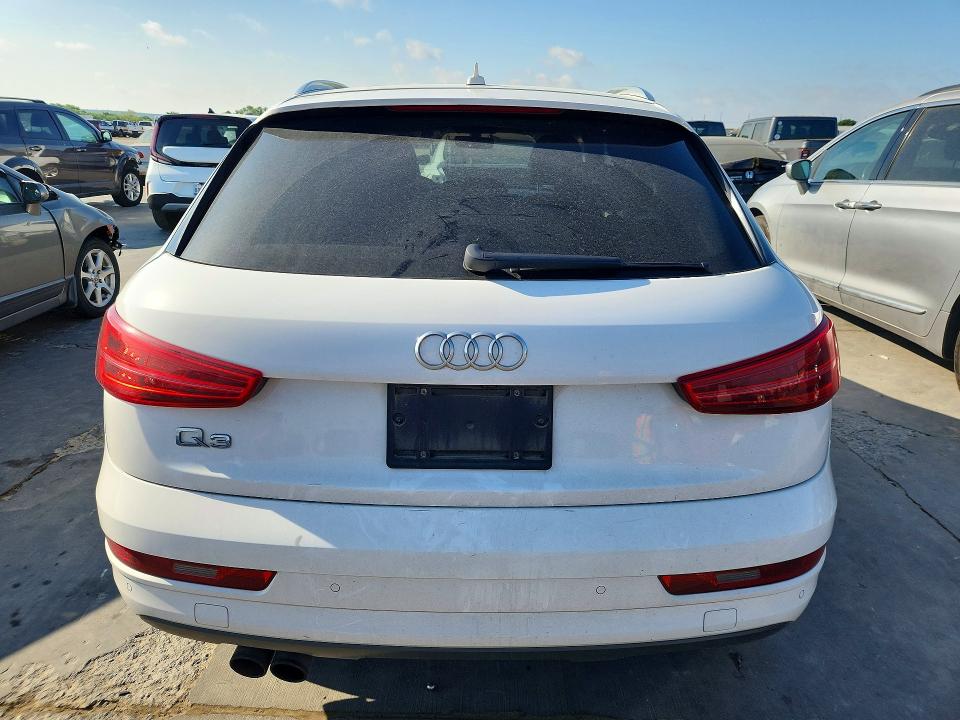 2016 Audi Q3 VIN WA1BFCFS7GR008601 COPART salvage auction — FRONT END, Tx - Salvage Vehicle Title, sold $2,800 on 2026-07-06 (photo 6)