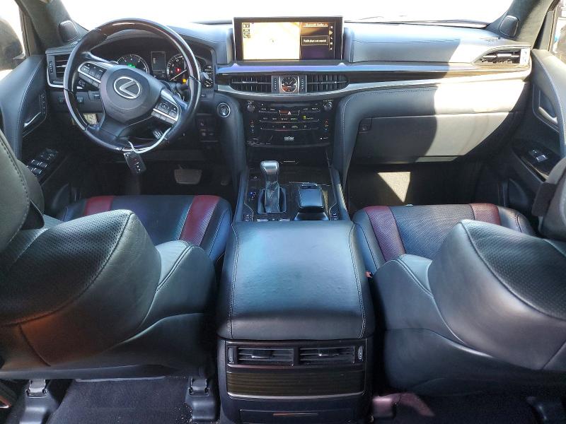 2021 Lexus Lx VIN JTJDY7AX4M4333098 COPART salvage auction — FRONT END, Ca - Salvage Certificate, sold $53,000 on 2026-07-08 (photo 8)