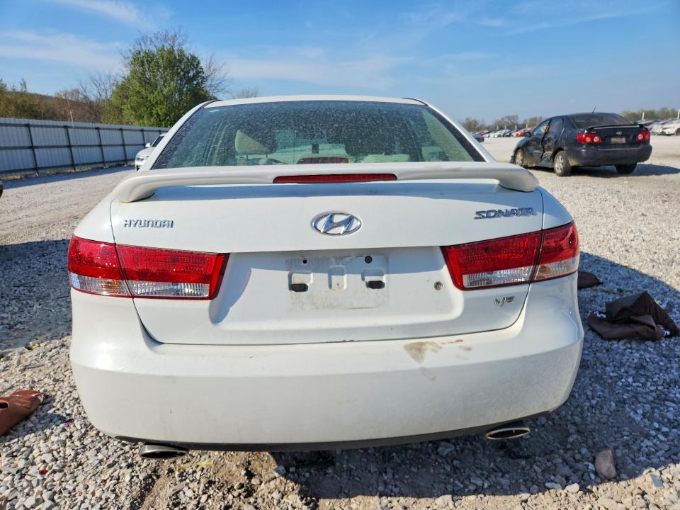 2007 Hyundai Sonata VIN 5NPEU46F57H169523 COPART salvage auction — FRONT END, AR - CERT OF TITLE-SALVAGE, sold $725 on 2026-07-08 (photo 6)