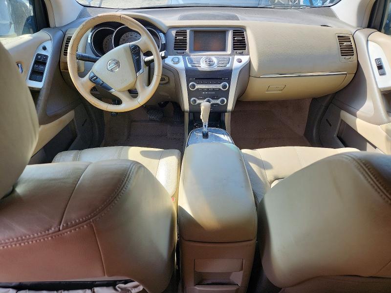 2009 Nissan Murano VIN JN8AZ18W69W120313 COPART salvage auction — FRONT END, Md - Cert Of Salvage > 75% Damage, sold $300 on 2026-07-07 (photo 8)