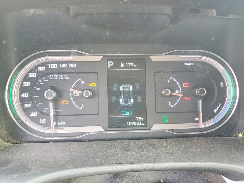 2022 Hyundai Tucson VIN KM8JBCA10NU011437 COPART salvage auction — FRONT END, NV - SALVAGE TITLE, sold $5,200 on 2026-07-30 (photo 9)