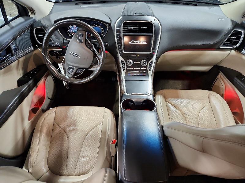2016 Lincoln Mkx VIN 2LMTJ8LR1GBL43556 COPART salvage auction — FRONT END, Mn - Cert Of Title-Salvage, sold $2,050 on 2026-07-02 (photo 8)