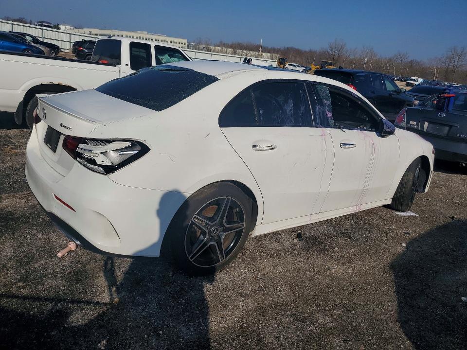 2019 Mercedes-benz A-klasse VIN WDD3G4FB7KW030787 COPART salvage auction — VANDALISM, Id - Salvage Certificate Of Title, sold $1,050 on 2026-07-24 (photo 3)