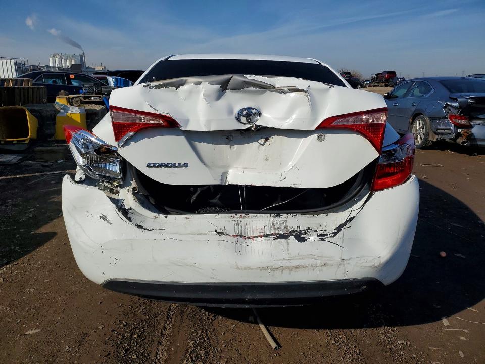 2017 Toyota Corolla VIN 5YFBURHE9HP623619 COPART salvage auction — REAR END, Il - Salvage Certificate, sold $2,350 on 2026-07-17 (photo 6)