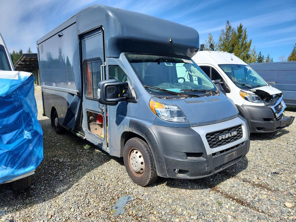 2022 Ram Promaster 3500 VIN 3C7WRVMG8NE126175 COPART salvage auction — SIDE, Va - Cert Of Title - Salvage, sold $7,200 on 2026-07-08 (photo 4)