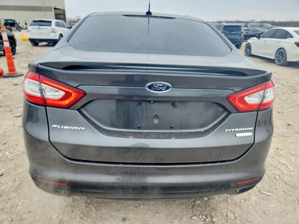 2016 Ford Fusion VIN 3FA6P0K99GR390100 COPART salvage auction — FRONT END, Ks - Cert Of Title-Salvage, sold $1,600 on 2026-07-09 (photo 6)