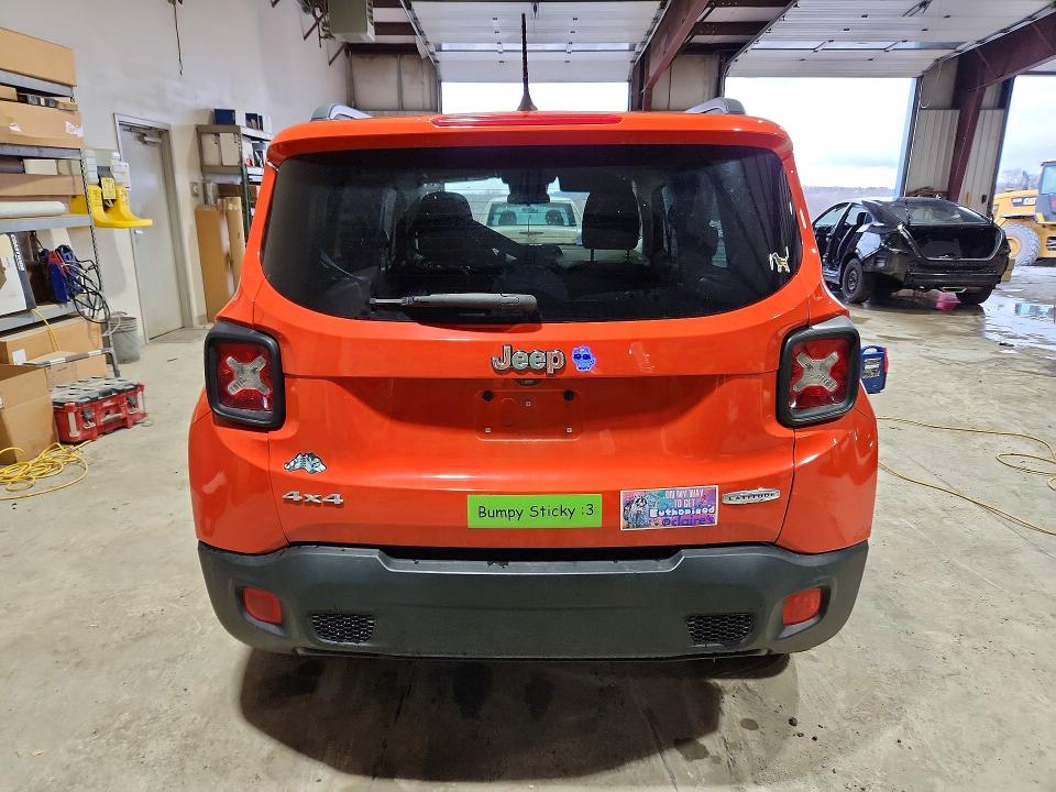 2015 Jeep Renegade VIN ZACCJBBTXFPC05065 COPART salvage auction — FRONT END, Md - Cert Of Salvage > 75% Damage, sold $700 on 2026-07-10 (photo 6)