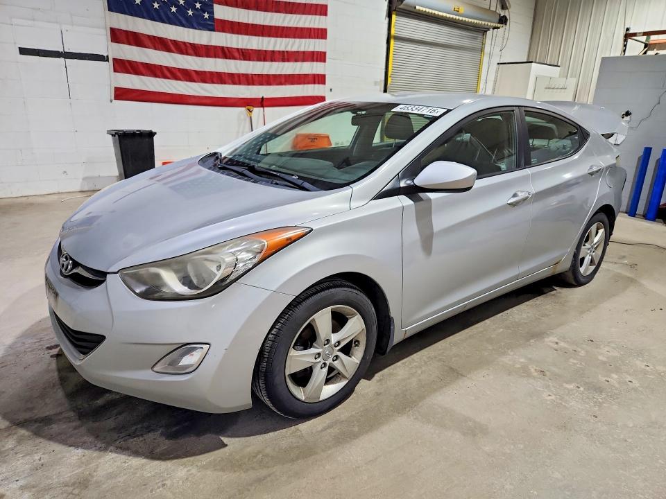 2013 Hyundai Elantra VIN KMHDH4AE4DU954501 COPART salvage auction — REAR END, Ma - Cert Of Title-Reconstrctd Coll, sold $725 on 2026-07-14 (photo 1)