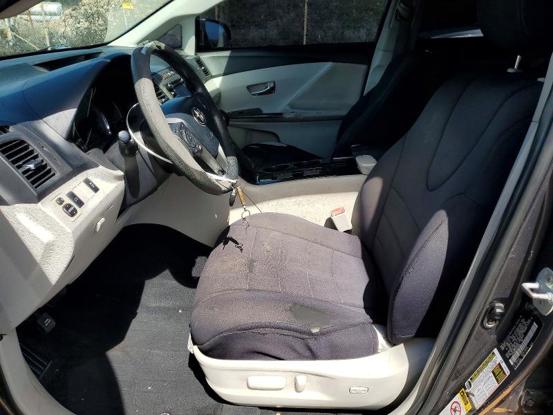 2013 Toyota Venza VIN 4T3ZK3BB1DU058458 COPART salvage auction — WATER/FLOOD, Hi - Certificate Of Salvage, sold $475 on 2026-07-27 (photo 7)