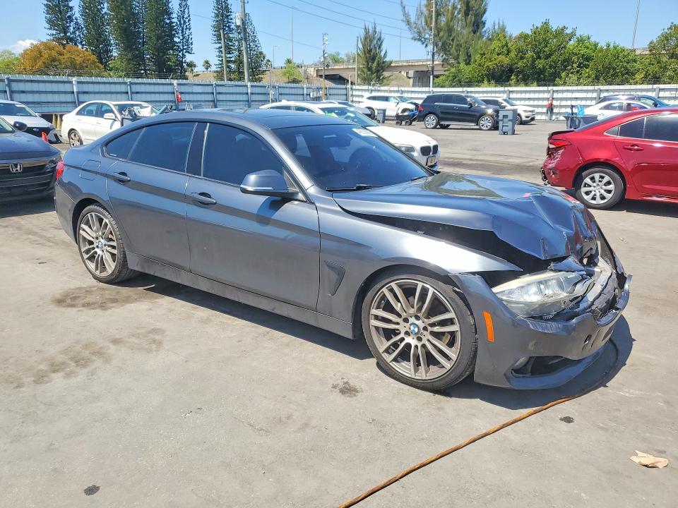 2015 BMW 4er VIN WBA4A9C59FGL87042 COPART salvage auction — FRONT END, Fl - Cert Of Title Slvg Rebuildable, sold $1,900 on 2026-07-20 (photo 4)
