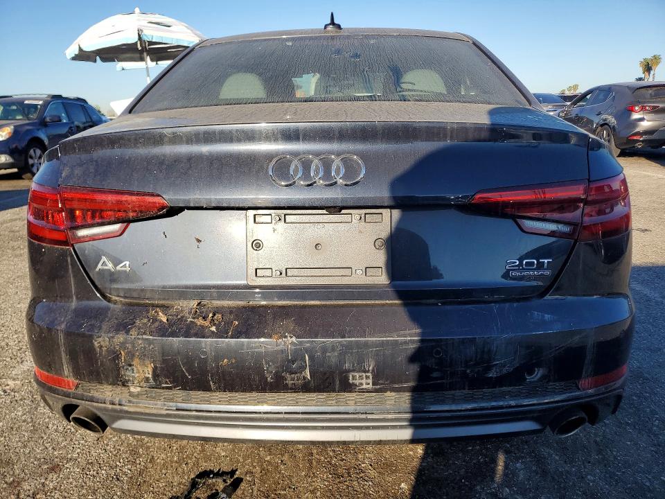 2017 Audi A4 VIN WAUENAF41HN014718 COPART salvage auction — FRONT END, Salvage Title, sold $60 on 2026-07-31 (photo 6)