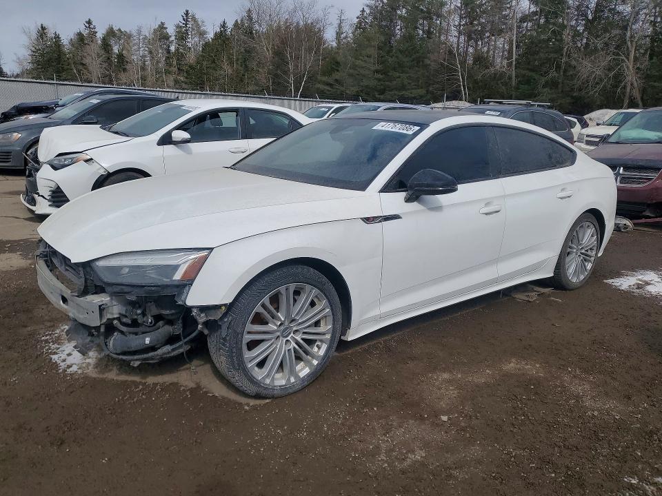 2021 Audi A5 VIN WAUEACF58MA039889 COPART salvage auction — FRONT END, Salvage Title, sold $16,950 on 2026-07-16 (photo 1)