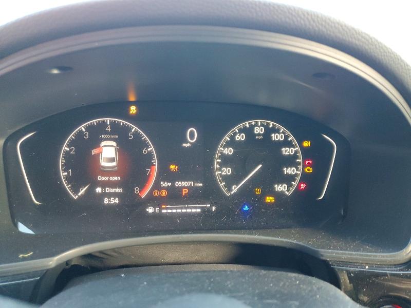 2022 Honda Civic VIN 2HGFE2F2XNH511509 COPART salvage auction — FRONT END, Va - Certificate Of Title, sold $4,050 on 2026-07-09 (photo 9)