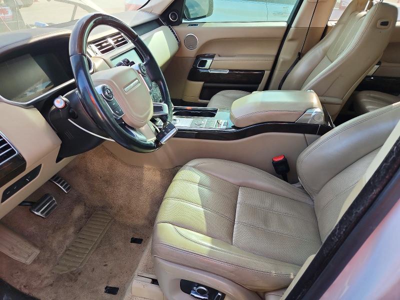 2017 Land rover RANGE ROVER VIN SALGS2FEXHA351813 COPART salvage auction — MECHANICAL, Tx - Certificate Of Title, sold $8,800 on 2026-07-21 (photo 7)