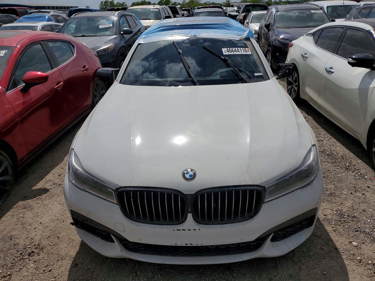 2019 BMW 7 Series VIN WBA7F2C58KB239932 COPART salvage auction — Water/Flood, TX - SALVAGE TITLE-FLOOD DAMAGE, sold $4,050 on 2026-07-02 (photo 5)