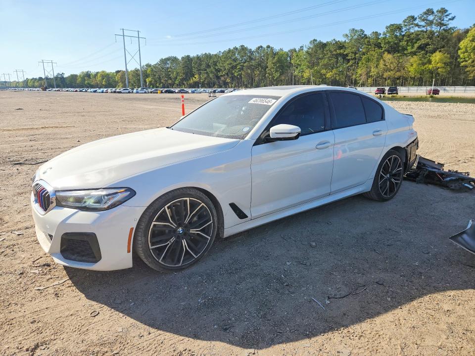 2021 BMW 5 series VIN WBA53BH0XMWX24811 COPART salvage auction — REAR END, Id - Salvage Certificate Of Title, sold $19,700 on 2026-07-10 (photo 1)