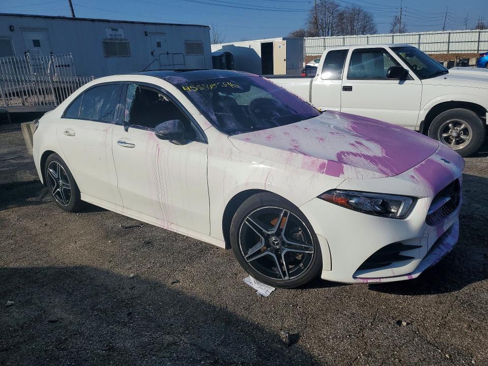 2019 Mercedes-benz A-klasse VIN WDD3G4FB7KW030787 COPART salvage auction — VANDALISM, Id - Salvage Certificate Of Title, sold $1,050 on 2026-07-24 (photo 4)