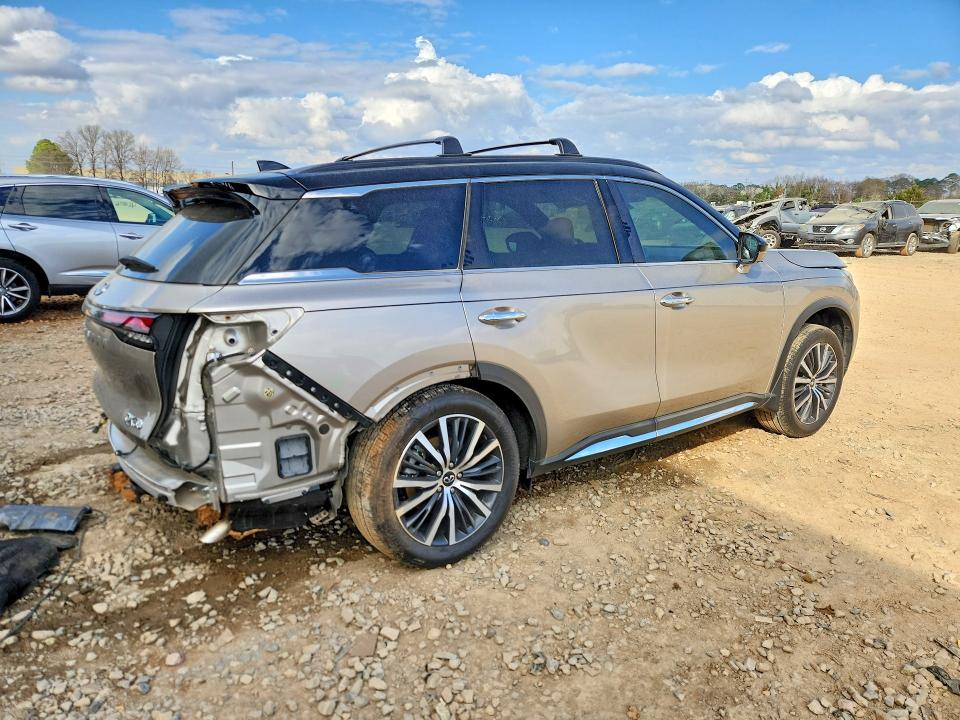 2025 Infiniti Qx60 VIN 5N1AL1HU8SC357724 COPART salvage auction — REAR END, Al - Cert Of Title-Salvage Title, sold $15,600 on 2026-07-22 (photo 3)