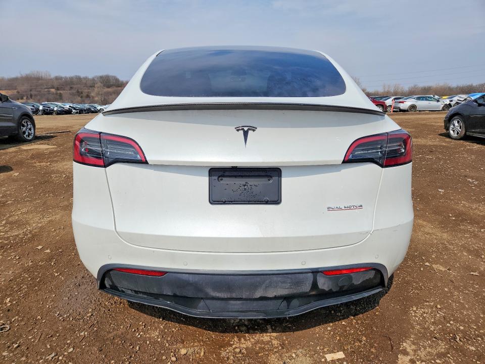 2022 Tesla Model y VIN 7SAYGDEF5NF454114 COPART salvage auction — REAR END, Il - Salvage Certificate, sold $11,700 on 2026-07-17 (photo 6)