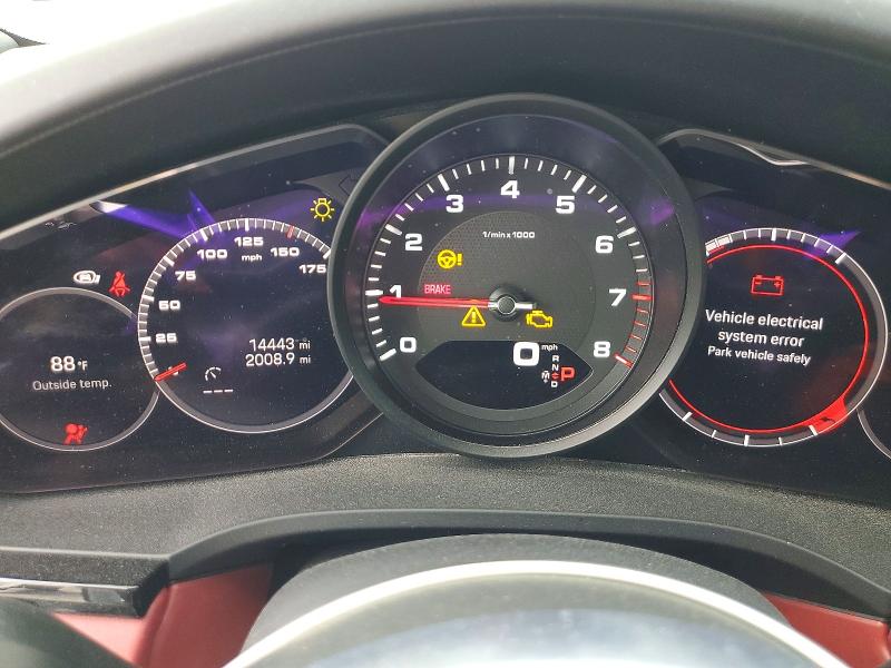 2023 Porsche Cayenne VIN WP1AA2AY6PDA06517 COPART salvage auction — FRONT END, Tx - Salvage Vehicle Title, sold $26,250 on 2026-07-02 (photo 9)