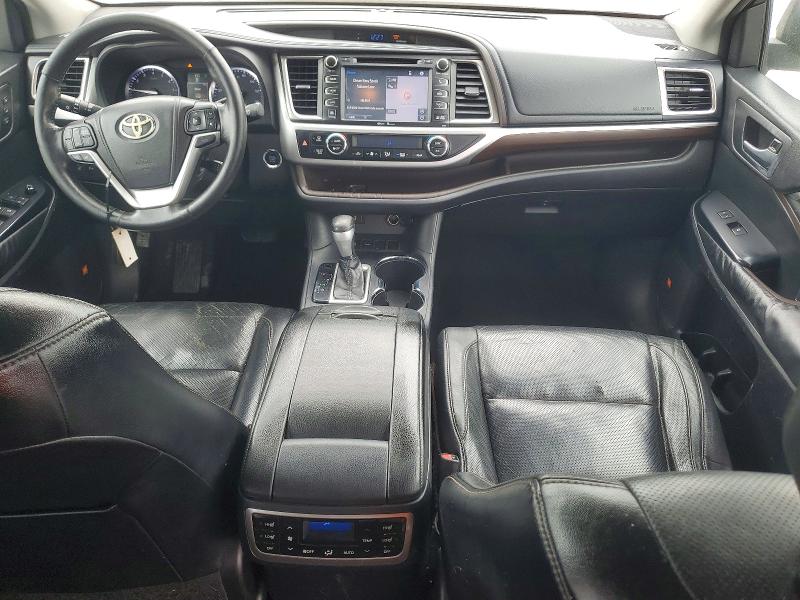2014 Toyota Highlander VIN 5TDYKRFH8ES010827 COPART salvage auction — REAR END, Nc - Dealer Only Clean Title (P), sold $9,900 on 2026-07-14 (photo 8)
