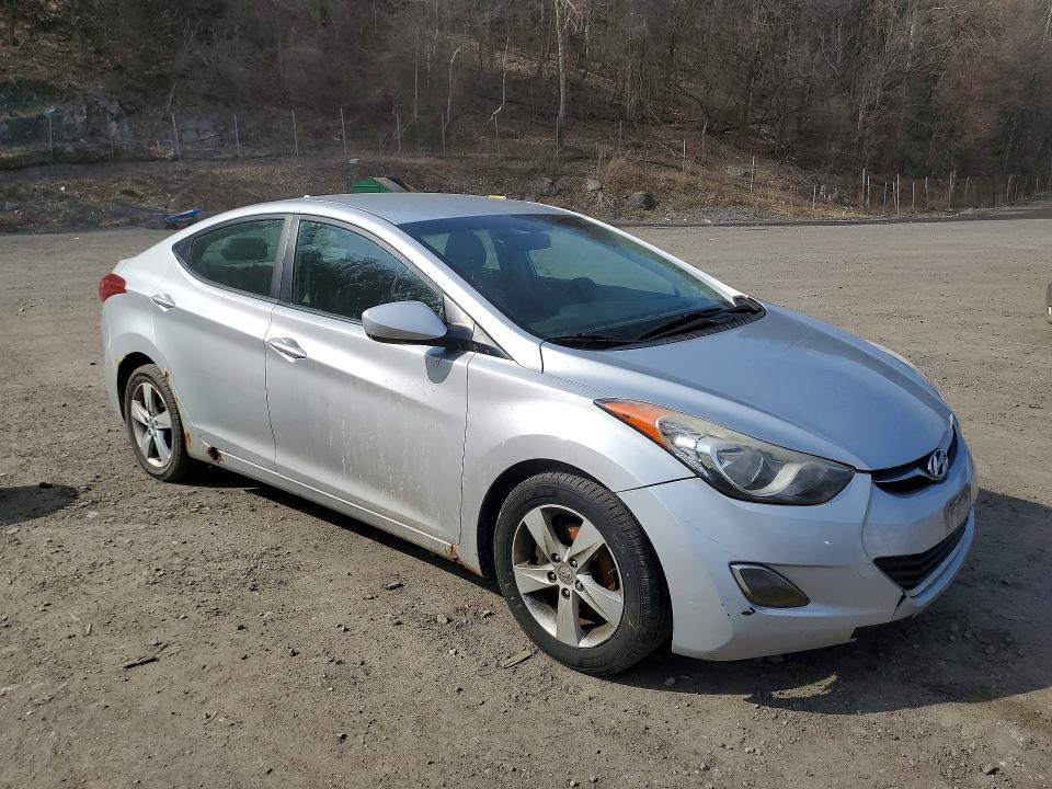 2012 Hyundai Elantra VIN KMHDH4AE6CU375606 COPART salvage auction — MINOR DENT/SCRATCHES, Ny - Certificate Of Title, sold $700 on 2026-07-23 (photo 4)