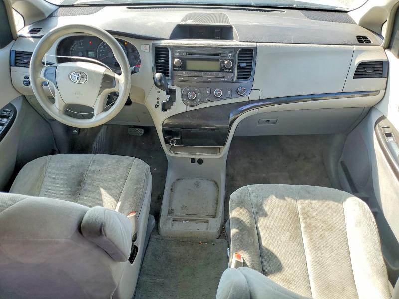 2011 Toyota Sienna VIN 5TDKA3DC9BS008044 COPART salvage auction — FRONT END, CA - SALVAGE CERTIFICATE, sold $1,650 on 2026-07-30 (photo 8)