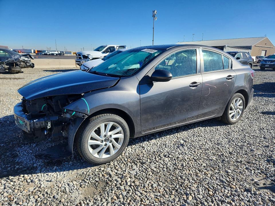 2013 Mazda 3 VIN JM1BL1V74D1825115 COPART salvage auction — FRONT END, Wy - Certificate Of Title, sold $1,150 on 2026-07-16 (photo 1)