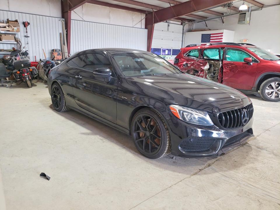 2017 Mercedes-benz C class VIN WDDWJ6EB4HF467764 COPART salvage auction — REAR END, Pa - Cert Of Title (P), sold $12,500 on 2026-07-27 (photo 4)