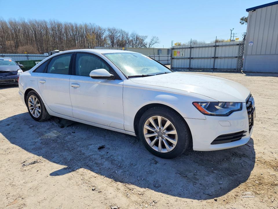2014 Audi A6 VIN WAUFFAFC6EN047766 COPART salvage auction — NORMAL WEAR, FL - CERTIFICATE OF TITLE, sold $175 on 2026-07-14 (photo 4)