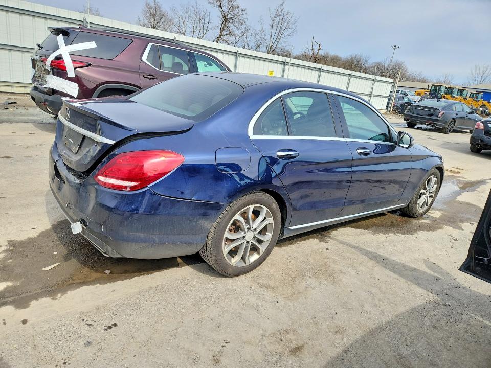 2016 Mercedes-benz C-klasse VIN 55SWF4JB8GU161500 COPART salvage auction — REAR END, Id - Salvage Certificate Of Title, sold $2,600 on 2026-07-02 (photo 3)
