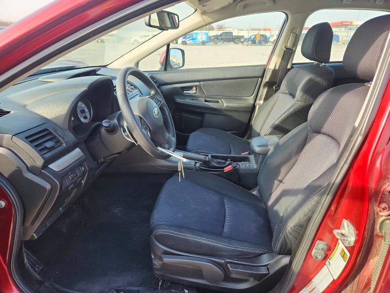 2012 Subaru Impreza VIN JF1GPAL62CH212099 COPART salvage auction — FRONT END, Il - Salvage Certificate, sold $300 on 2026-07-13 (photo 7)