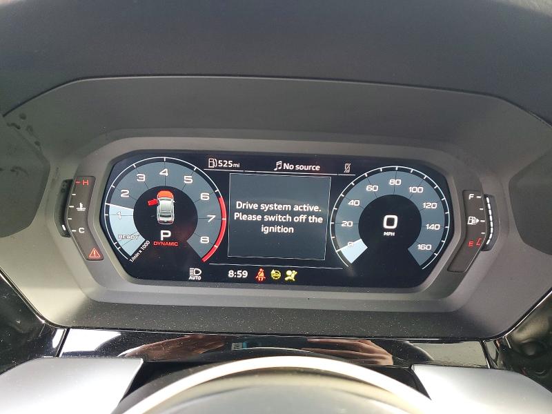2024 Audi A3 VIN WAUAUDGY5RA086793 COPART salvage auction — FRONT END, OH - CERTIFICATE OF TITLE, sold $9,400 on 2026-07-08 (photo 9)