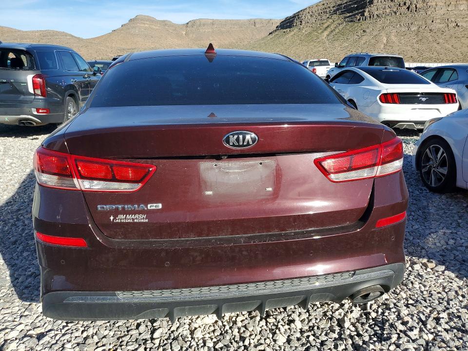 2020 Kia Optima VIN 5XXGT4L35LG436428 COPART salvage auction — FRONT END, Nv - Salvage Title, sold $2,000 on 2026-07-08 (photo 6)